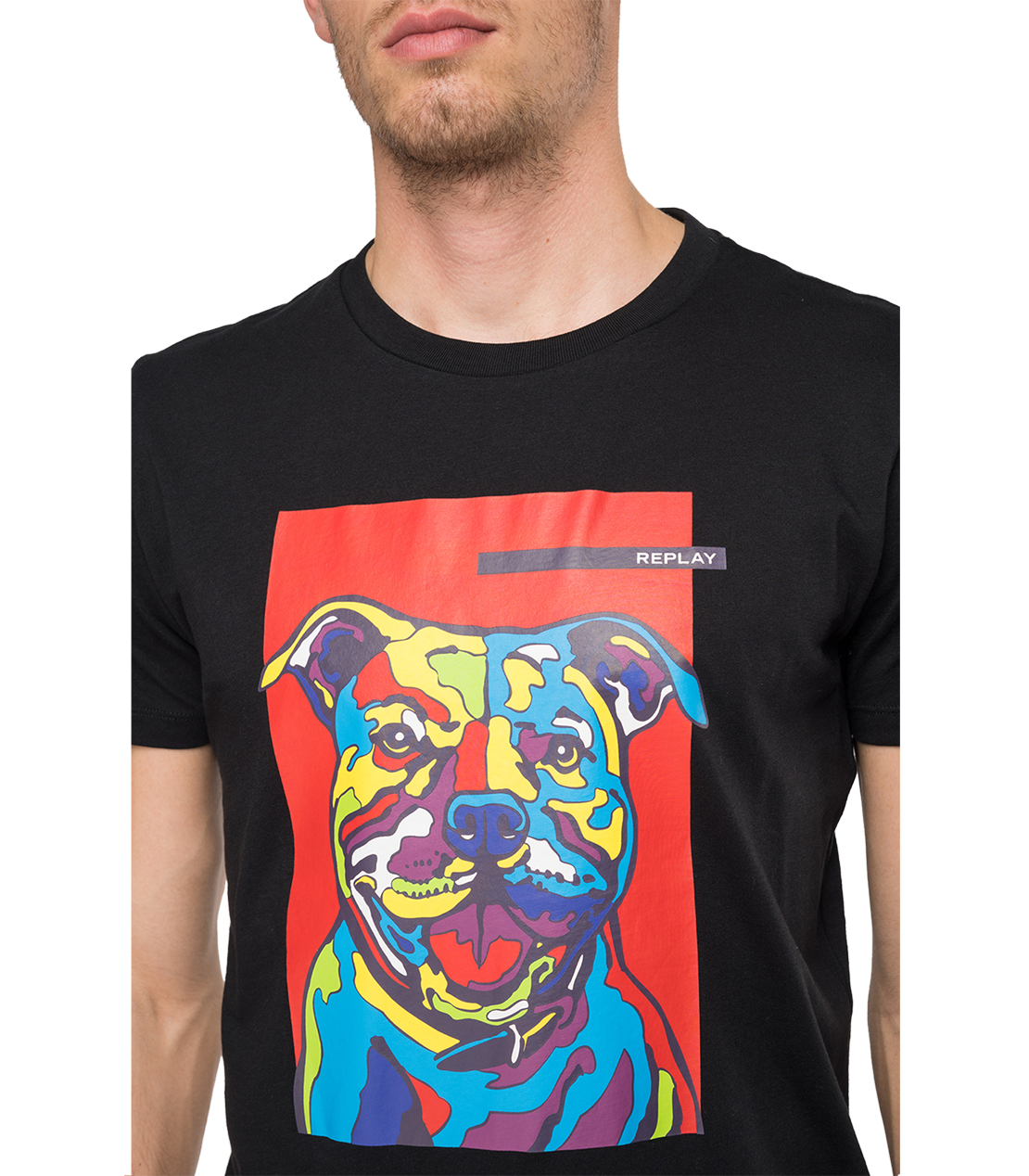 ベーシックジャージー DogプリントTシャツ 詳細画像 ブラック 5